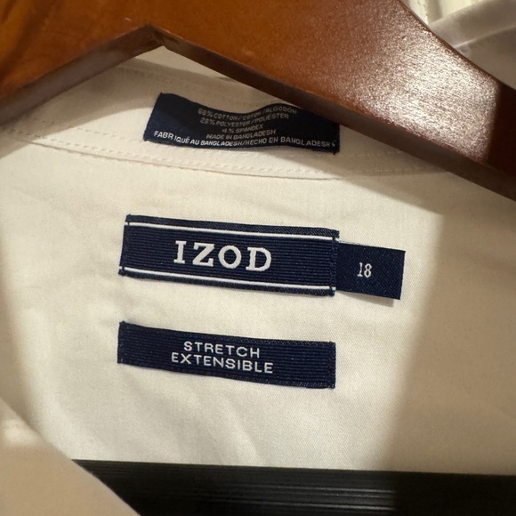 IZOD Boys' Brass Button BlazerJacket/suit pantskBlue Checkered & White Shirts - Picture 7 of 15